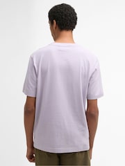 Barbour® Light Purple Westbury Relaxed Fit Graphic T-Shirt - Image 3 of 6