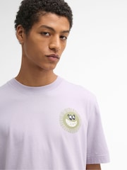 Barbour® Light Purple Westbury Relaxed Fit Graphic T-Shirt - Image 4 of 6