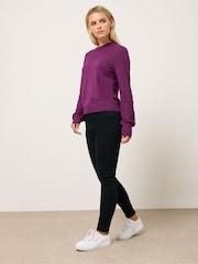M&Co Pink Petite Pointelle Sleeve Jumper - Image 3 of 5