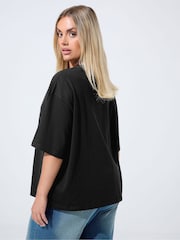 Yours Curve Limited Crystal T-Shirt - Imagem 3 de 5