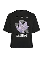 Yours Curve Limited Crystal T-Shirt - Imagem 5 de 5