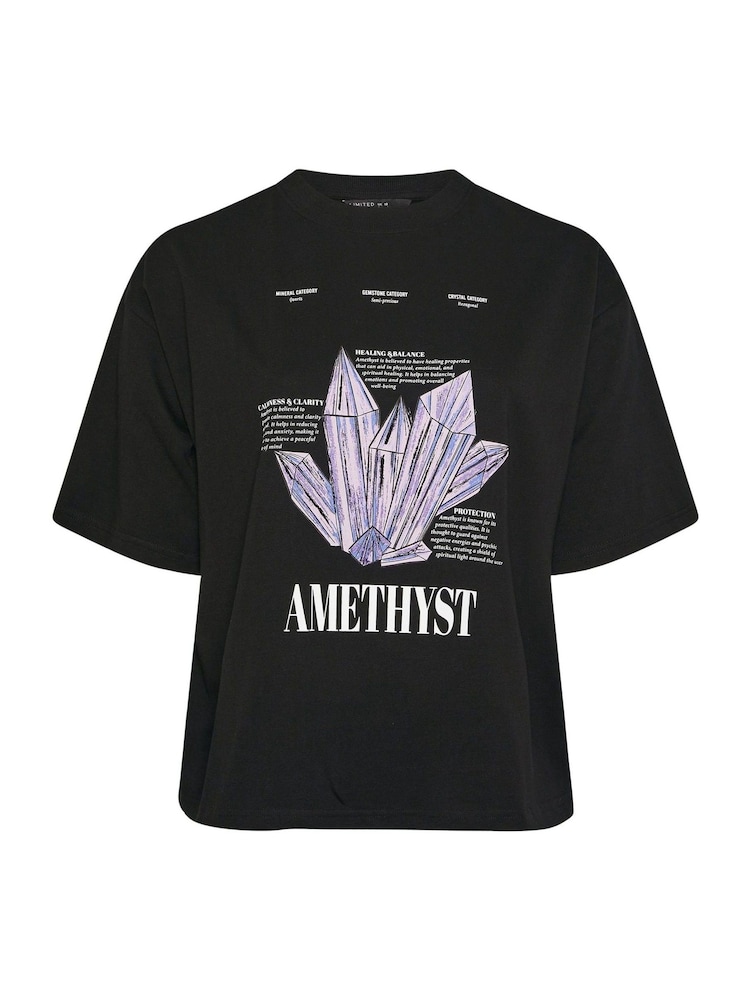 Yours Curve Limited Crystal T-Shirt - Imagem 5 de 5