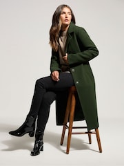 Long Tall Sally Green City Coat - Image 1 of 5