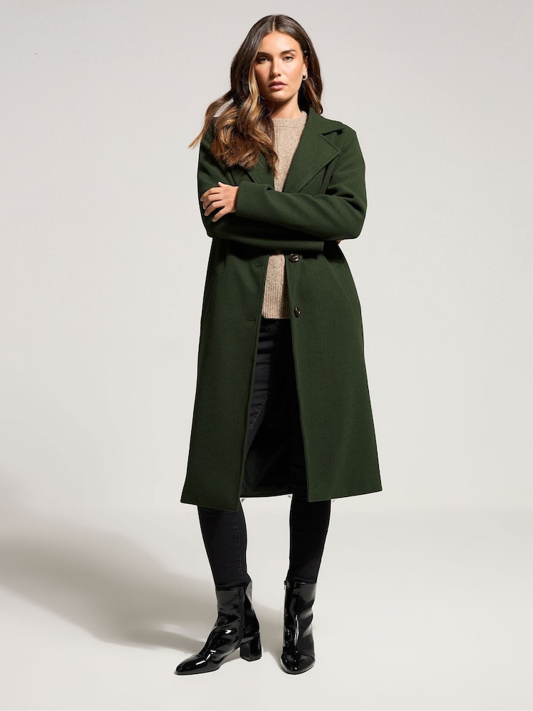 Long Tall Sally Green City Coat - Image 2 of 5