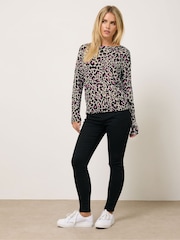 M&Co Natural Petite Leopard Print Jumper - Image 3 of 5
