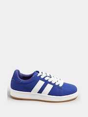 Azul - Yours Curve Wide Fit Padded Skate Trainers - Imagen 3 de 4