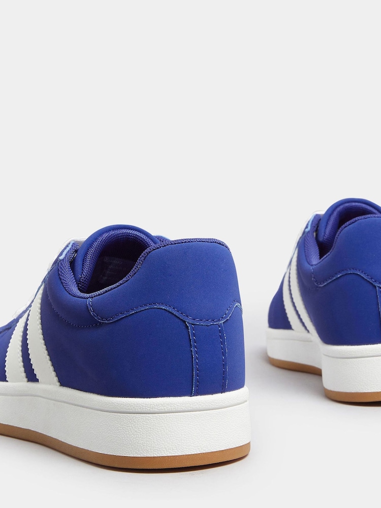 Azul - Yours Curve Wide Fit Padded Skate Trainers - Imagen 4 de 4