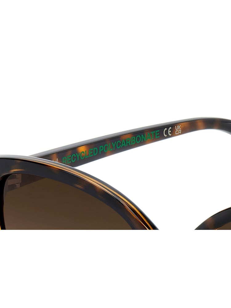 Polaroid Brown Cat Eye Sunglasses - Image 6 of 6 Polaroid Brown Cat Eye Sunglasses - Image 6 of 6