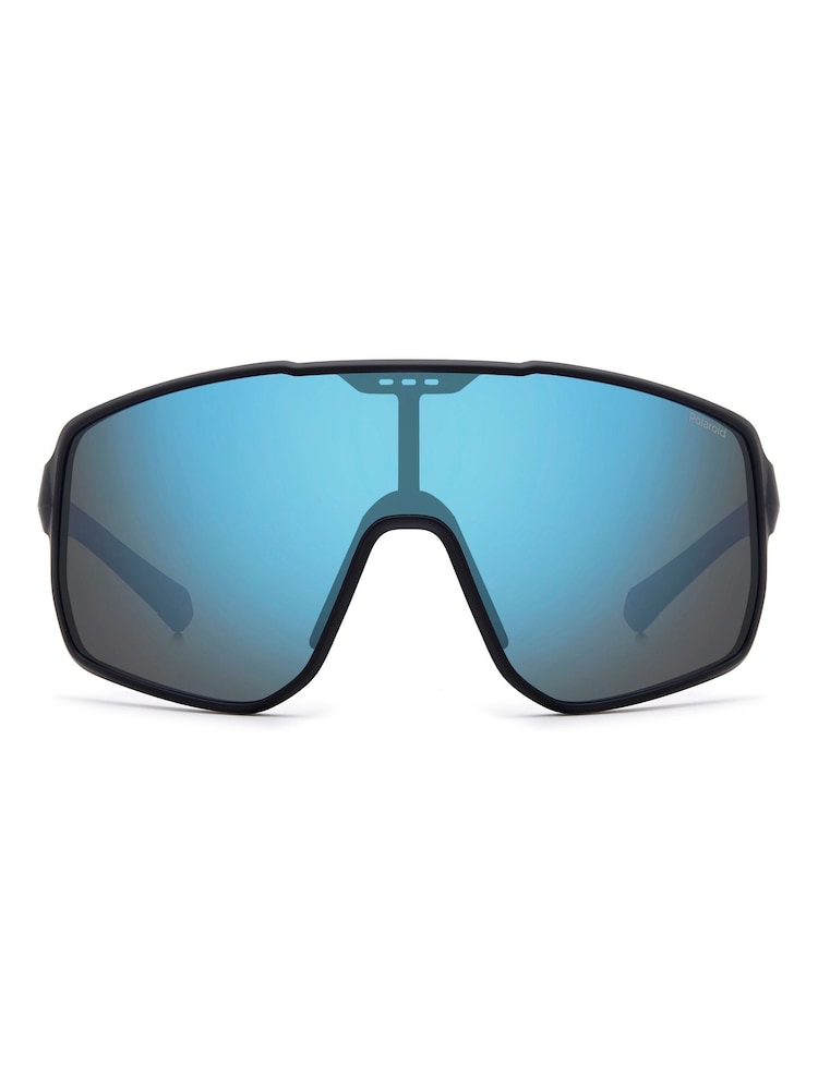 Polaroid Mask Style Black Sunglasses - Image 2 of 7 Polaroid Mask Style Black Sunglasses - Image 2 of 7