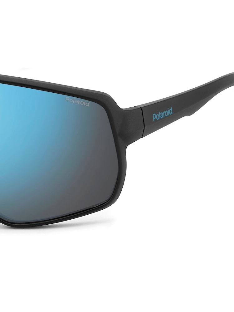 Polaroid Mask Style Black Sunglasses - Image 7 of 7 Polaroid Mask Style Black Sunglasses - Image 7 of 7