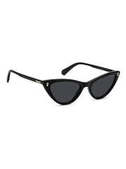 Polaroid Cat Eye Black Sunglasses - Image 2 of 6