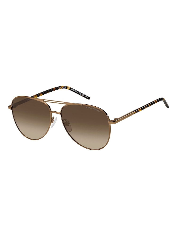 Marc Jacobs Brown Pilot Sunglasses - Image 2 of 4