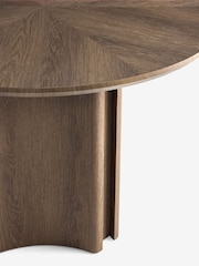 Dark Natural Bexley 4 Seater Dining Table - Image 8 of 8