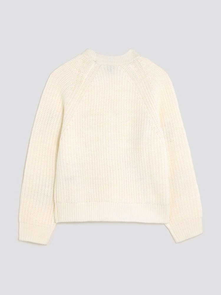River Island Cream Girls 3D Fruit Cardigan - Image 2 of 4