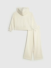 River Island Cream Girls Hooded Sweat Set - Image 2 of 5