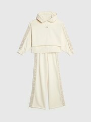 River Island Cream Girls Hooded Sweat Set - Image 3 of 5
