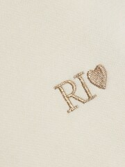 River Island Cream Girls Hooded Sweat Set - Image 4 of 5