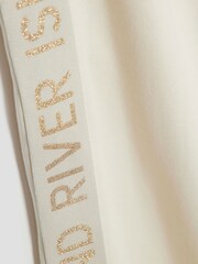 River Island Cream Girls Hooded Sweat Set - Image 5 of 5