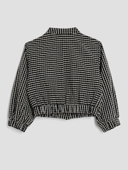 River Island Black Check Bomber Jacket - Image 2 of 4