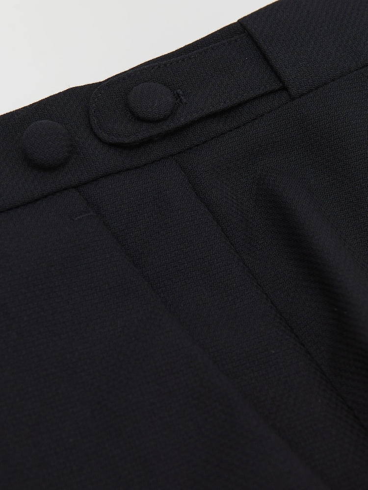 Reiss Sinatra Wool-Blend Jacquard Tuxedo Trousers Tailored-Fit - صورة 7 من 7