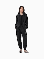 AllSaints Black Florence Joggers - Image 2 of 8