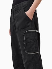 AllSaints Black Florence Joggers - Image 4 of 8