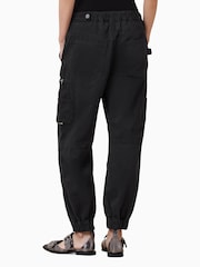 AllSaints Black Florence Joggers - Image 5 of 8