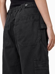 AllSaints Black Florence Joggers - Image 6 of 8