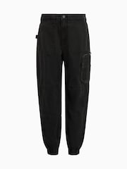 AllSaints Black Florence Joggers - Image 8 of 8