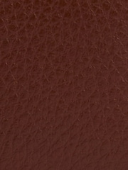 Barbour® Tan Brown Tartan Rosa Leather French Purse - Image 10 of 10