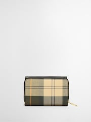 Barbour® Black Tartan Rosa Leather French Purse - Image 3 of 7