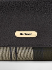 Barbour® Black Tartan Rosa Leather French Purse - Image 5 of 7