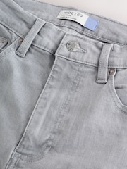 Grijs - High Rise stretchy Jeans met wijde pijpen - Afbeelding 7 van 8