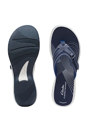 Clarks Blue Brinkley Sea Sandals - Image 7 of 7