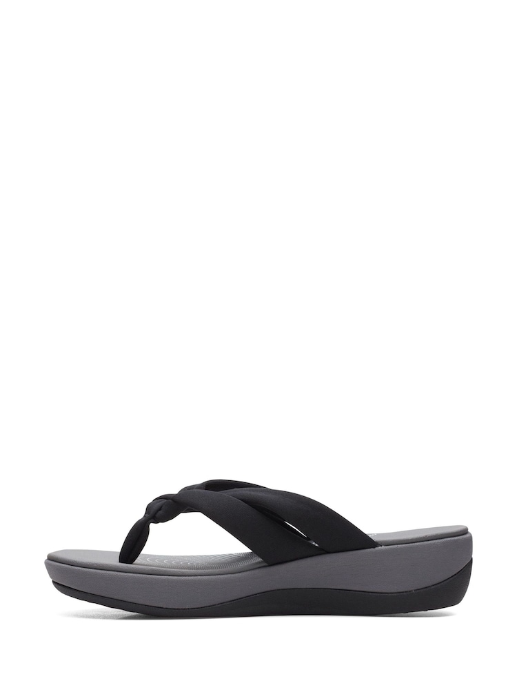 Clarks Black Arla Kaylie 2 Sandals - Image 2 of 7