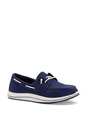 Clarks Blue Brinkley Edge Shoes - Image 3 of 6