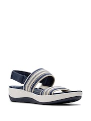 Clarks Blue Arla Stroll Sandals - Image 3 of 7