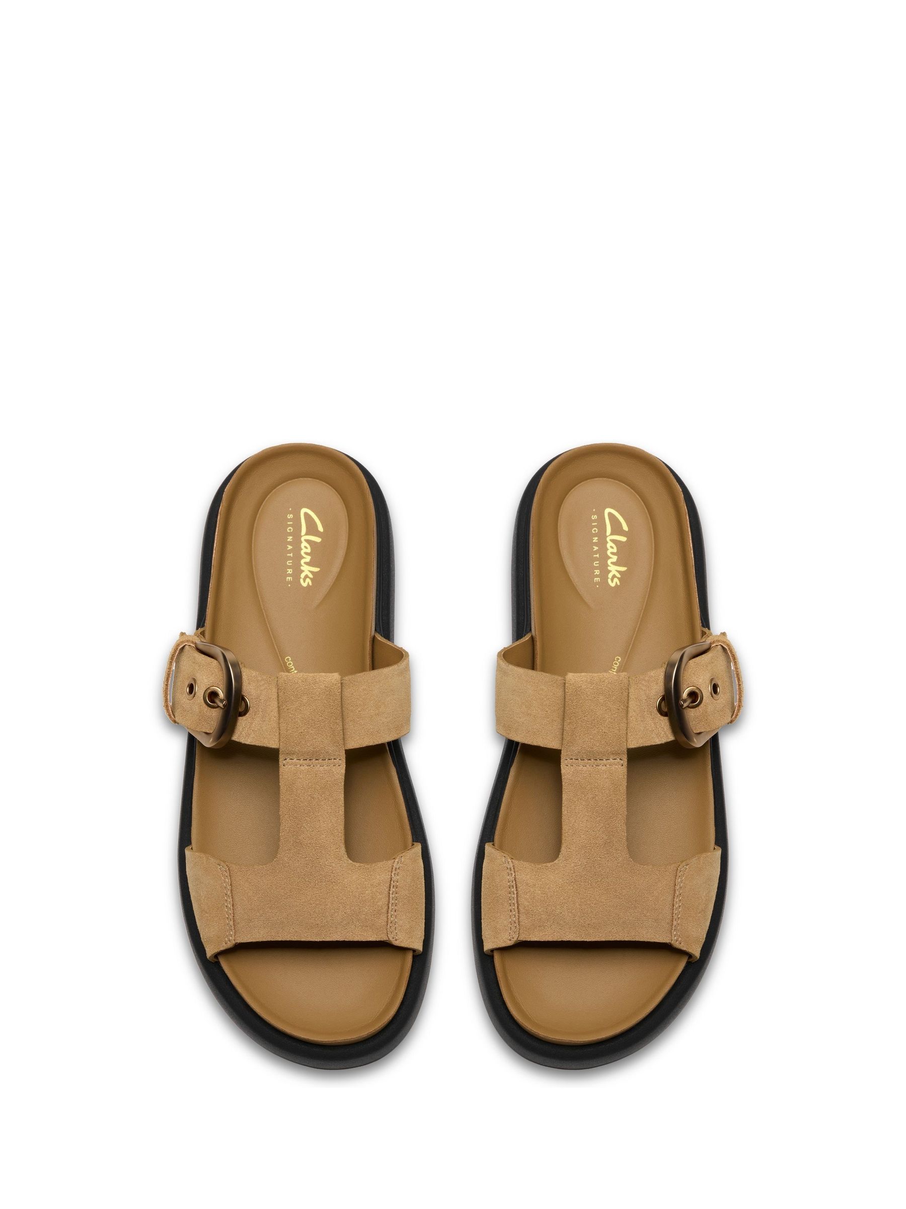 Clarks Women's Natural Aristella West Sandals