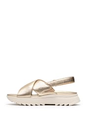 Clarks Gold Dash Lite Wish Sandals - Image 3 of 6