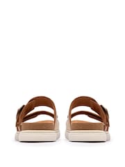 Clarks Brown Arwell Step Sandals - Image 4 of 6