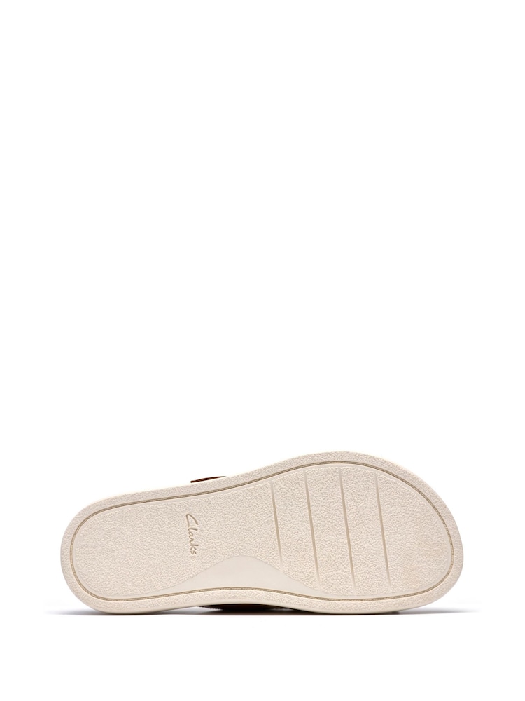 Clarks Brown Arwell Step Sandals - Image 6 of 6