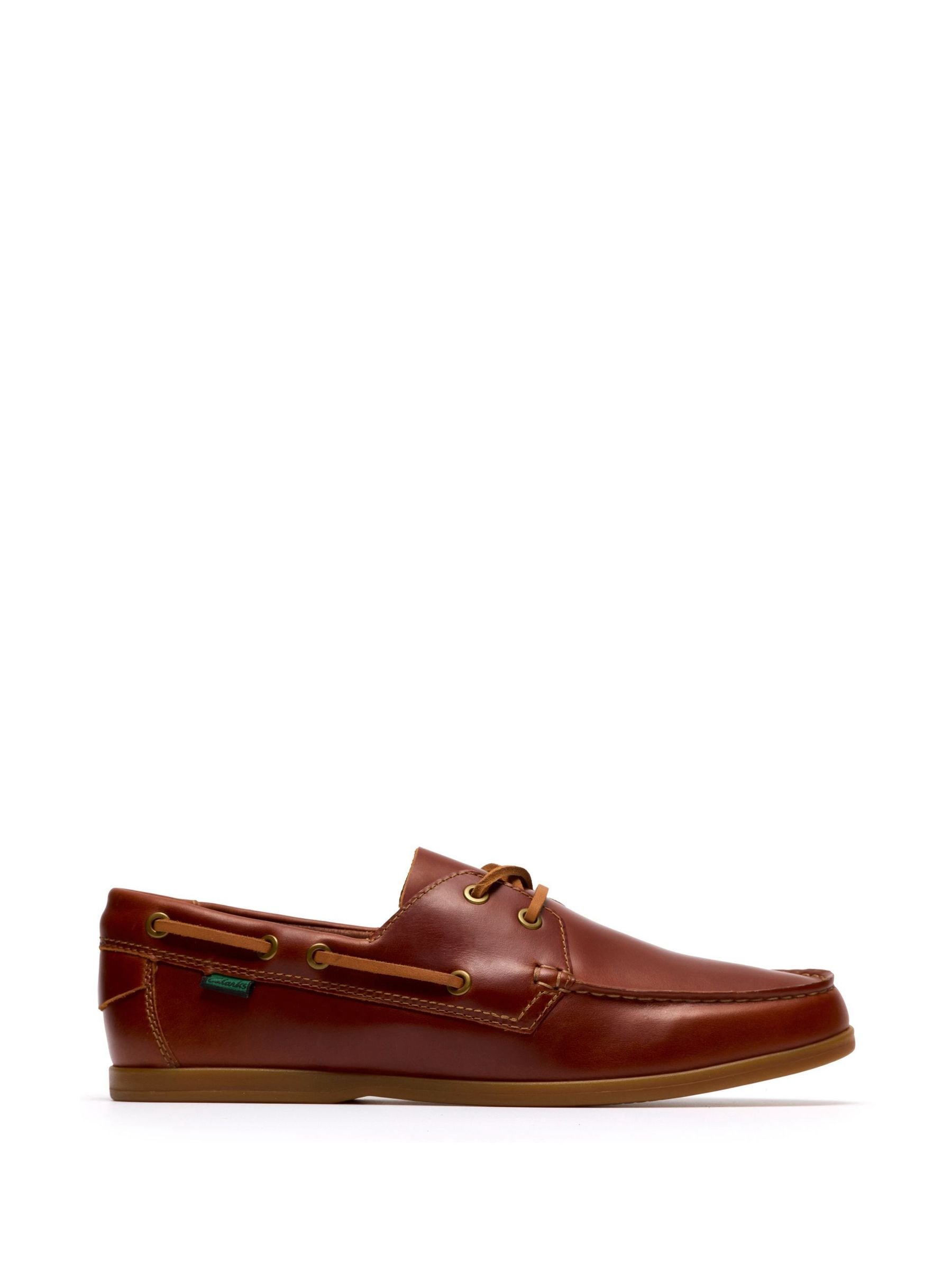 Clarks Charmouth Lace Up Shoe, Brown, Size 8, Men - Image 3