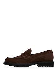 Clarks Brown Berwick Lo Loafers - Image 2 of 6