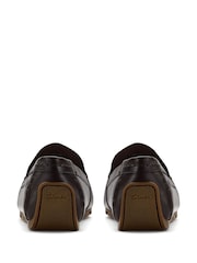 Clarks Brown Corsley Plain Leather Loafers - Image 5 of 6