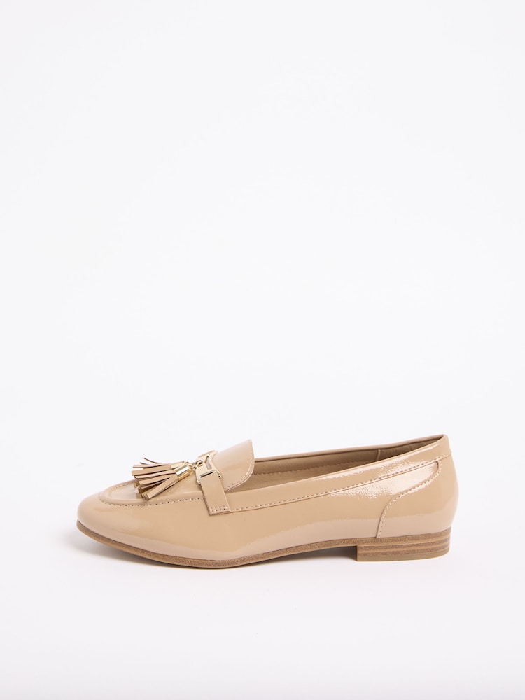 Nude - Lipsy Almond Toe Tassel Workwear Loafers - Imagen 5 de 5