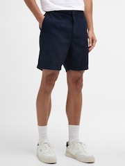 Barbour International Navy Blackstreak Jacquard Shorts - Image 2 of 6