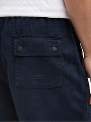 Barbour International Navy Blackstreak Jacquard Shorts - Image 4 of 6