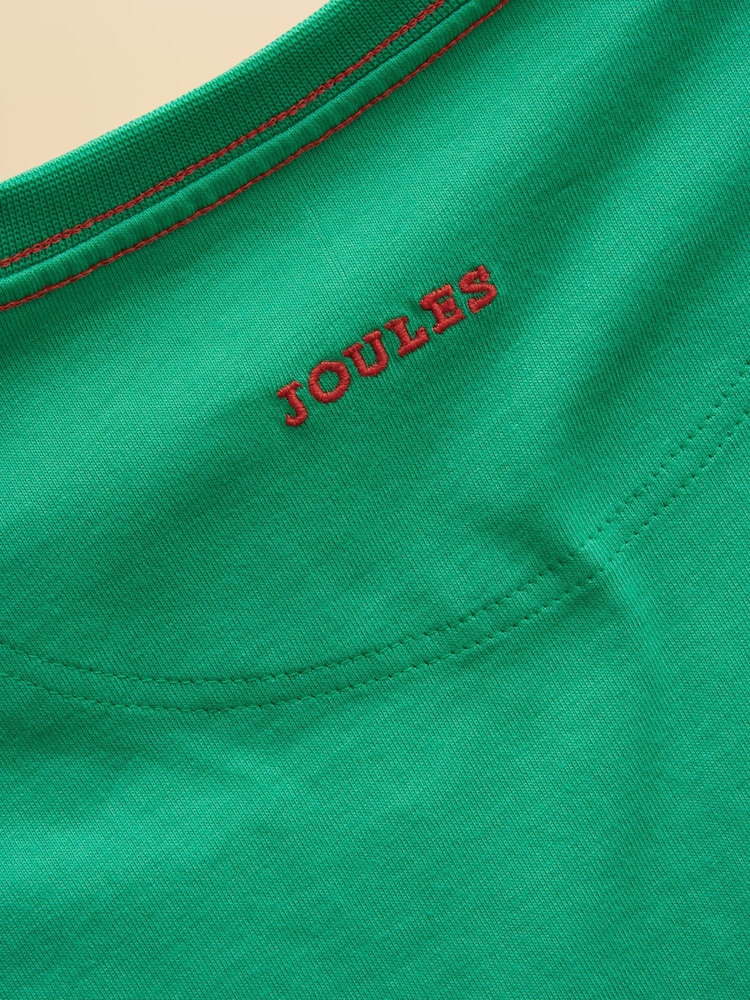 Joules Boys' Archie Green Applique Graphic T-Shirt - Image 7 of 7