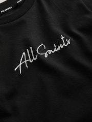 smALLSAINTS Black Logo Chevron T-Shirt Dress - Image 3 of 6