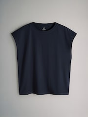 The Set 4 Pack Grown On Sleeve T-Shirt Navy/Light Blue/Stone Brown/Stripe - Image 3 of 6